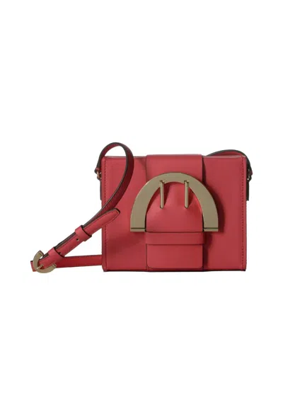 Zac Posen Women's Biba Buckle Large Crossbody Bag In Applered In Red