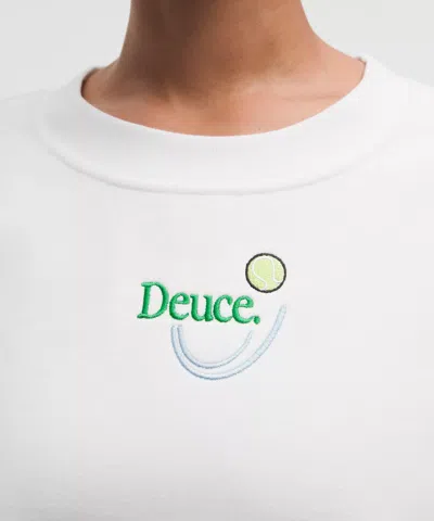 Lululemon Perfectly Oversized Fleece Crew In Black