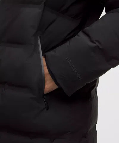 Lululemon Slush Hour Waterproof 600-down-fill Parka In Black