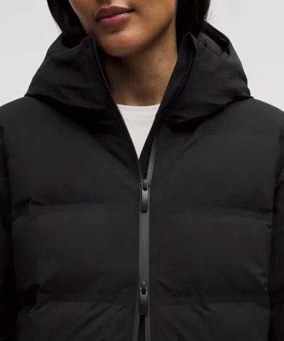 Lululemon Slush Hour Waterproof 600-down-fill Parka In Black