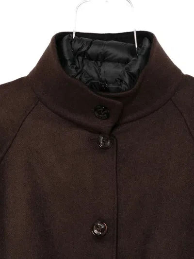 Moorer Double Cashmere Jacket In Brown