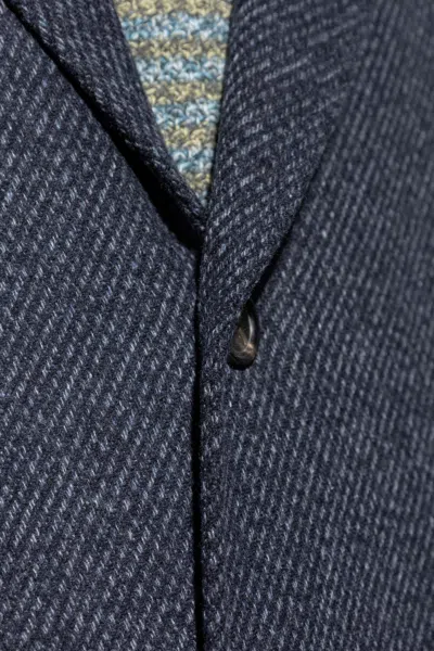 Ps By Paul Smith Ps Paul Smith Single-breasted Coat In Blue