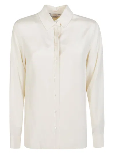 Max Mara Buttoned Shirt In White
