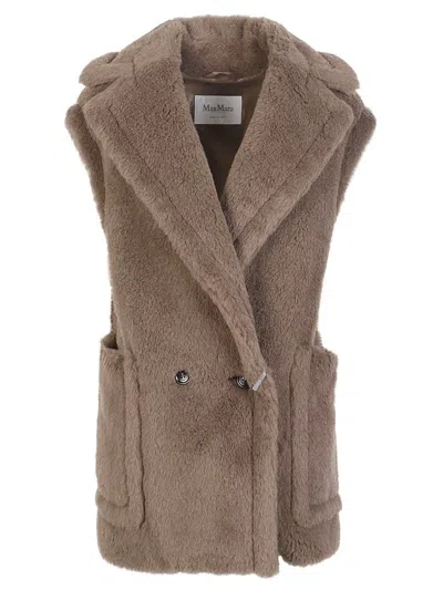 Max Mara Woman Brown Coats In Brown