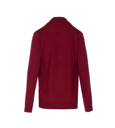 Gucci Women Ultrafine Wool Polo Shirt In Red