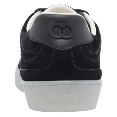 Gucci G75 Low Top Sneakers With Rubber Sole In Black
