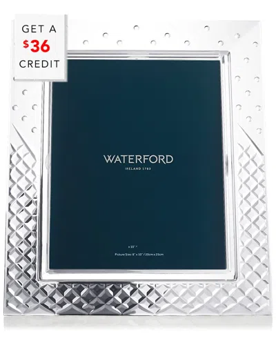 Waterford Celebrations Lead Crystal Picture Frame In Transparent