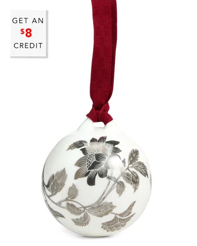 Wedgwood Fine Bone China Silver Tonquin No.1 Bauble