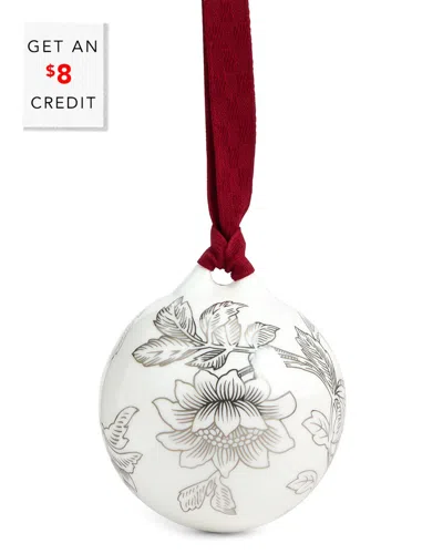 Wedgwood Fine Bone China Silver Tonquin No.2 Bauble