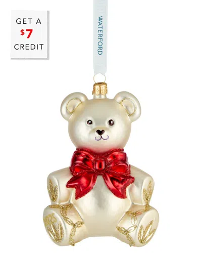 Waterford 2025 Holiday Heirlooms First Teddy Ornament