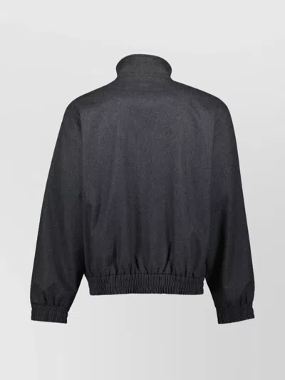 Drôle De Monsieur Track Jacket Flap Pockets In Black