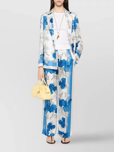 P.a.r.o.s.h Floral Print Jacket Front Pockets In Multi