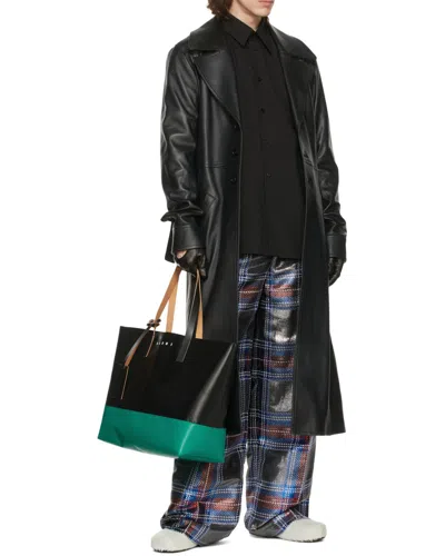 Marni White Long Hair Calfskin Fussbett Sabot In White