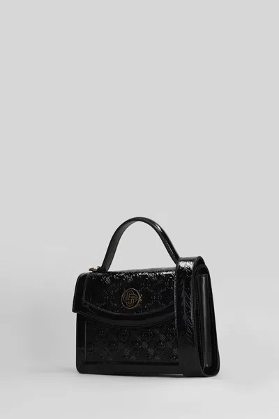 Casablanca Jeanne Mini Shoulder Bag In Black Leather In Black
