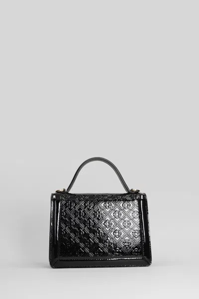Casablanca Jeanne Mini Shoulder Bag In Black Leather In Black