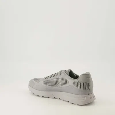 Prada Prax 2.0 Sneakers Made Of Fabric And Mesh In Gray