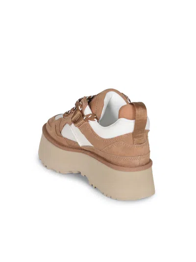 Ugg Astromel Platform Lace-up Sneakers In Brown