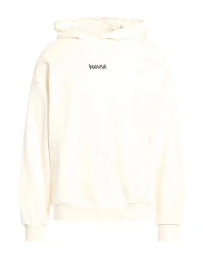 Disclaimer Man Sweatshirt Ivory Size Xl Cotton In White