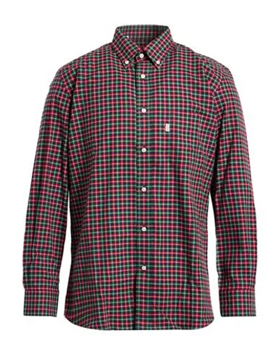 Barbour Man Shirt Green Size Xxl Cotton In Multi