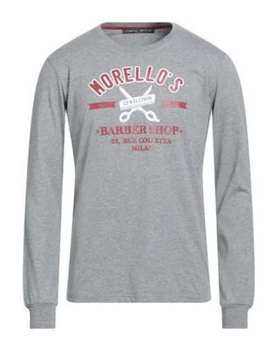 Frankie Morello Man T-shirt Grey Size Xl Cotton In Gray