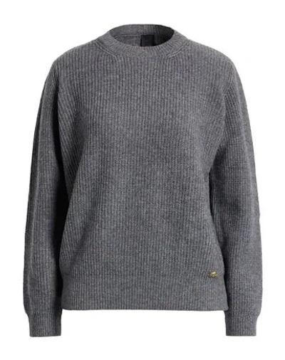 Pinko Woman Sweater Grey Size L Wool, Viscose, Polyamide, Cashmere In Gray
