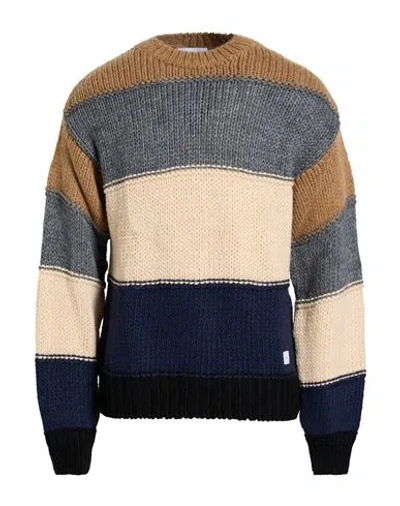Shoe® Shoe Man Sweater Camel Size L Acrylic, Wool In Multi