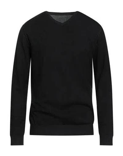 Diktat Man Sweater Black Size Xxl Viscose, Wool, Nylon In Black