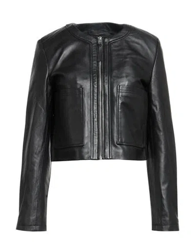 Bolongaro Trevor Woman Jacket Black Size Xxl Sheepskin In Black