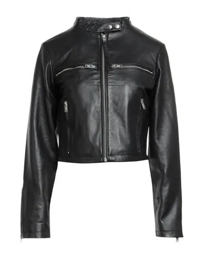 Bolongaro Trevor Woman Jacket Black Size L Sheepskin In Black