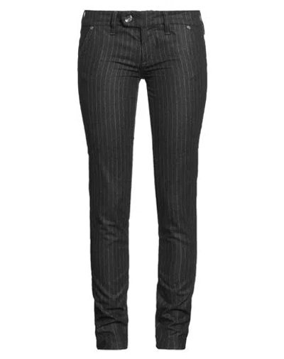 Jacob Cohёn Woman Pants Charcoal Size 27 Virgin Wool, Polyester, Viscose, Polyamide, Elastane In Gray