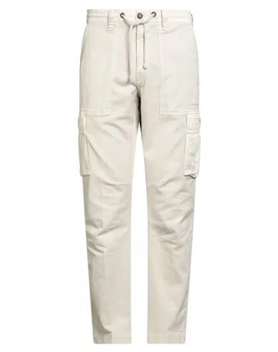 Aeronautica Militare Man Pants Cream Size 40 Cotton, Elastane, Polyester In White
