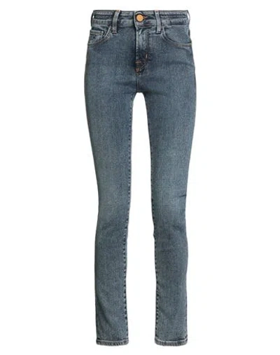 Jacob Cohёn Woman Jeans Blue Size 25 Cotton, Polyester, Elastane In Blue