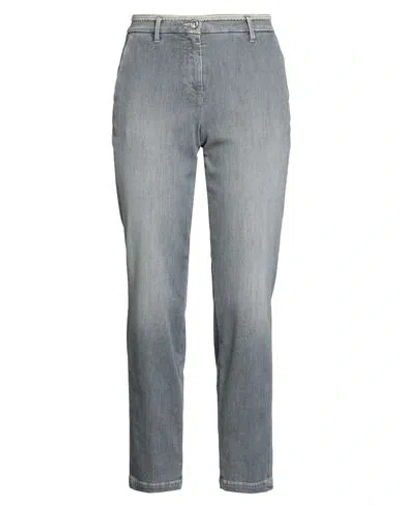 Jacob Cohёn Woman Jeans Grey Size 10 Cotton, Polyester, Elastane In Gray