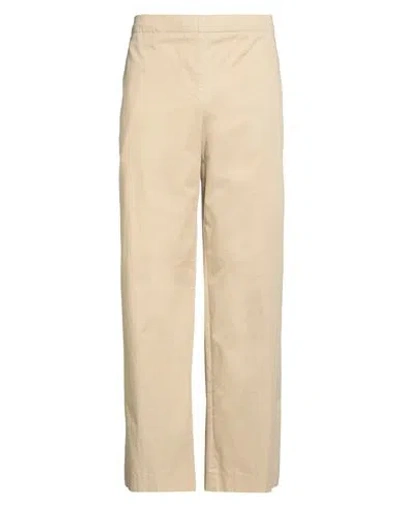 Hevo Hevò Man Pants Beige Size L Cotton In Neutral