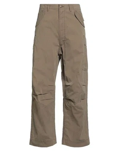 1989 Studio Man Pants Military Green Size 32 Polyamide, Cotton In Green