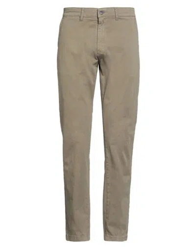 Barbour Man Pants Khaki Size 34 Cotton, Lycra In Gray
