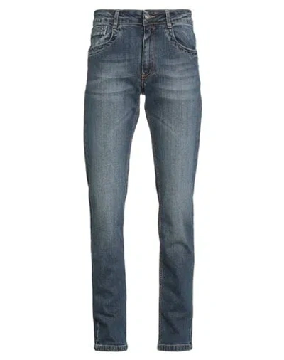 Bikkembergs Man Jeans Blue Size 31 Cotton, Elastane In Blue