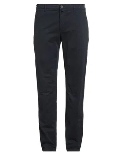 Barbour Man Pants Midnight Blue Size 38 Cotton, Elastane In Black