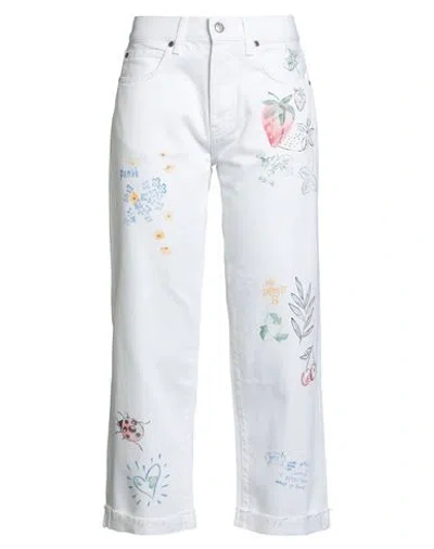 Roy Rogers Roÿ Roger's Woman Jeans White Size 29 Cotton In White