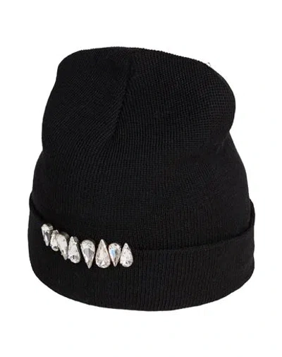 Radà Rada' Woman Hat Black Size Onesize Wool, Acrylic In Black