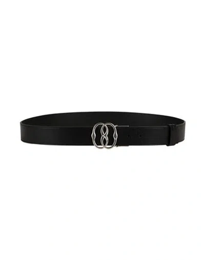 Bally Man Belt Black Size 43 Leather In Black