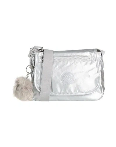 Kipling Woman Cross-body Bag Light Grey Size - Polyamide In Silver