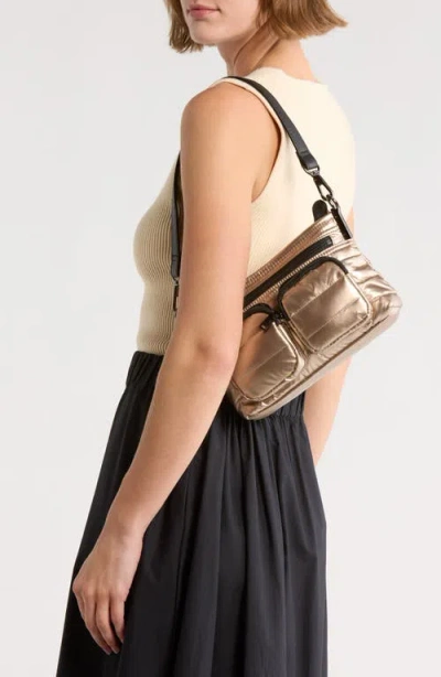 Think Royln Double Trouble Crossbody Bag In Neutral