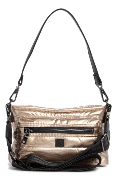 Think Royln Double Trouble Crossbody Bag In Neutral