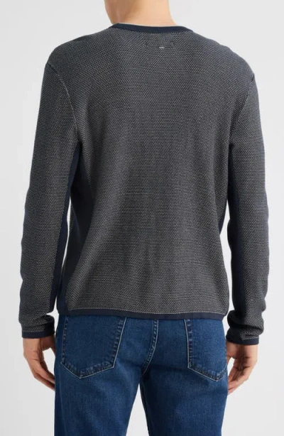 Rag & Bone Norton Crewneck Sweater In Blue