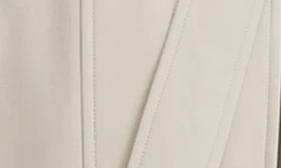 Kensie Hooded Double Breasted Soft Shell Jacket In White