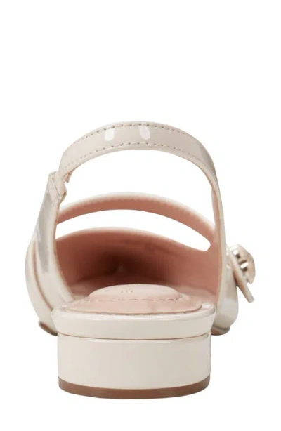 Bandolino Women's Aubriana Pointed Toe Slingback Mary Jane Flats