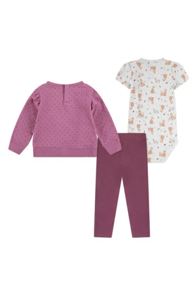 Huggies Playwear Top, Leggings & Bodysuit Set In Multi