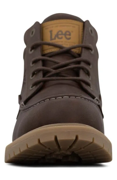 Lee Rowan Lug Sole Boot In Burgundy