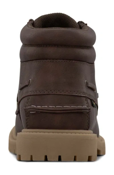 Lee Rowan Lug Sole Boot In Burgundy